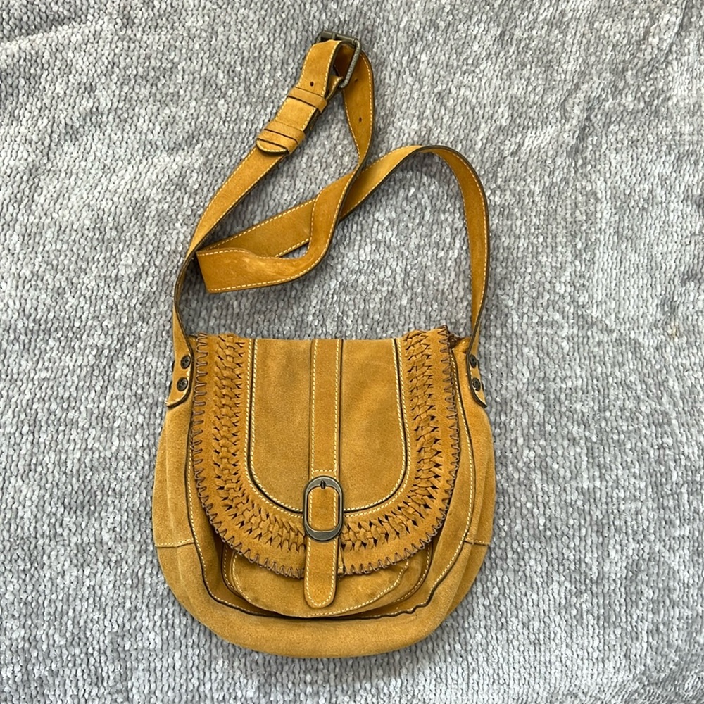Patricia Nash suede purse